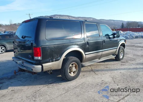 2001 Ford Excursion Limited z USA, uszkodzony, nr VIN 1FMNU43S31EA38904